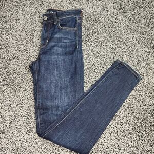 American eagle high rise jegging, Women 6 Long,Darkwash‎ Stretch,Clean Cut Nwot